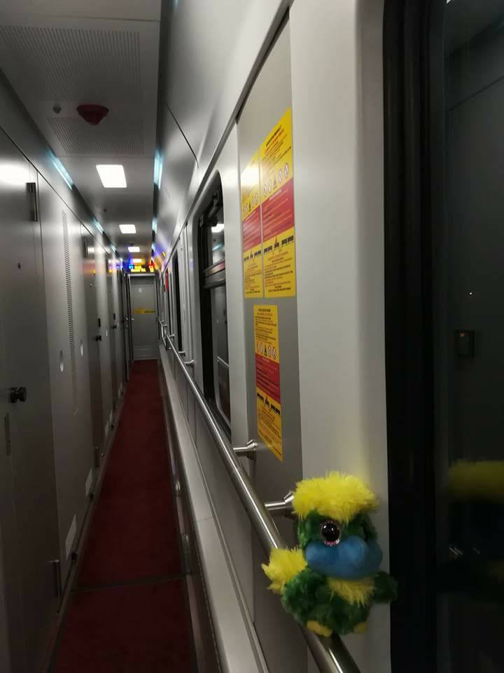 The “Tolstoy” express between Helsinki and Moscow was both comfortable and almost brand new! The “Tolstoy” express between Helsinki and Moscow was both comfortable and almost brand new!