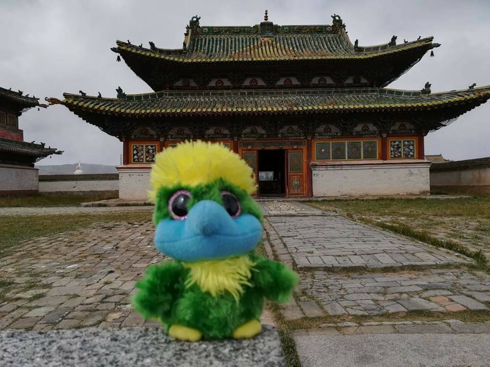 Posing in front of Erdene Zuu Monastery in Kharakhorum… The old Mongolian capital established by Ögedei Khan.. The son of the one and only Chenggis! Posing in front of Erdene Zuu Monastery in Kharakhorum… The old Mongolian capital established by Ögedei Khan.. The son of the one and only Chenggis!