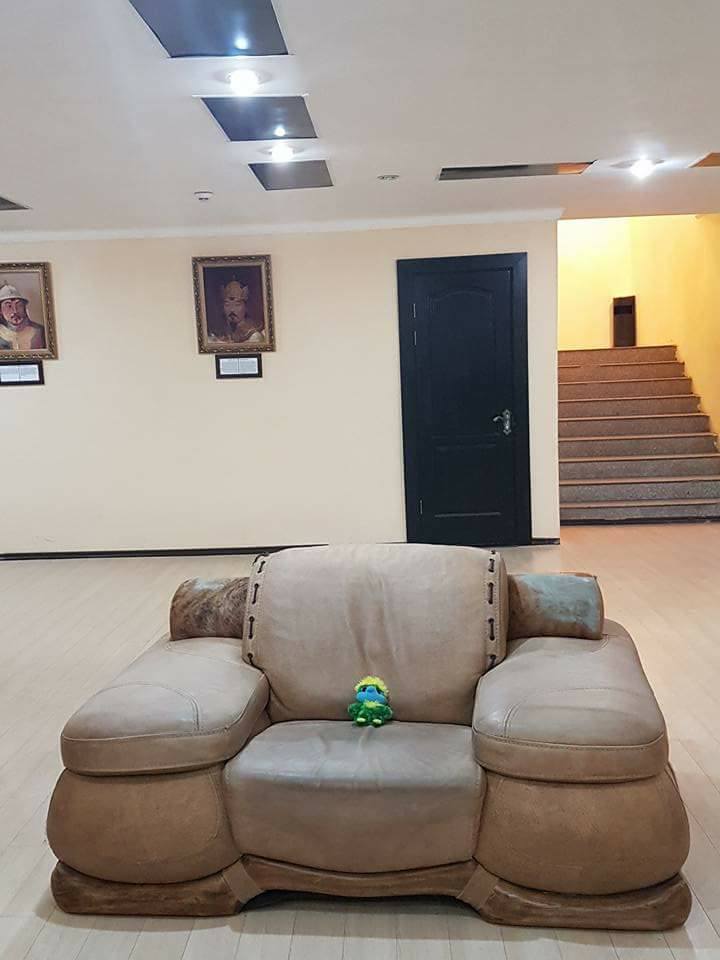 Big chair for big eagles! Big chair for big eagles!