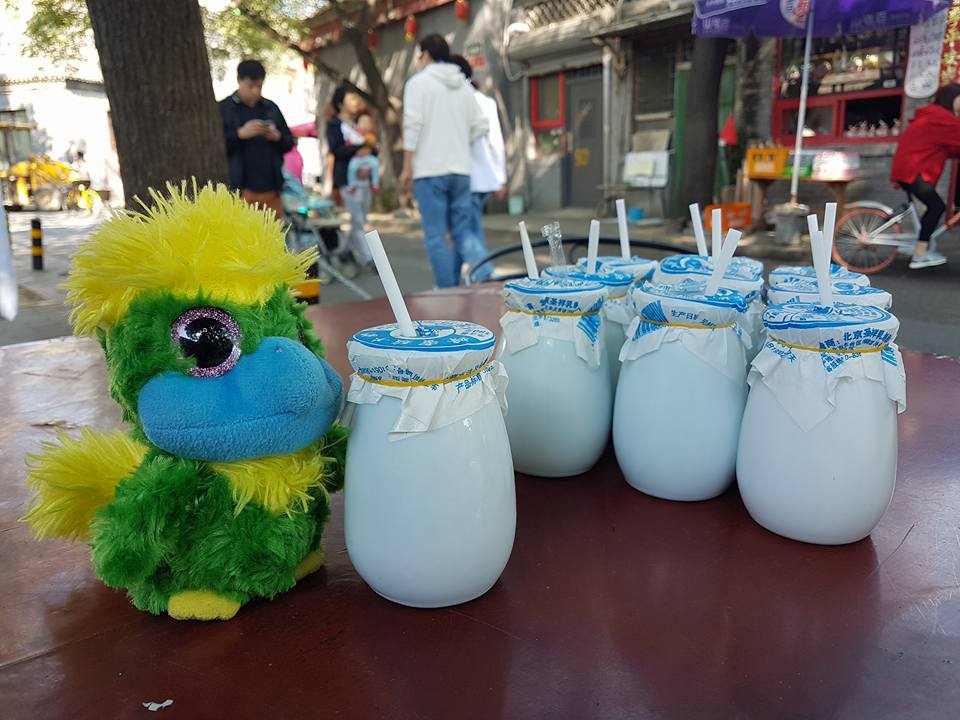 Yum-yum. Beijing yogurt! Yum-yum. Beijing yogurt!