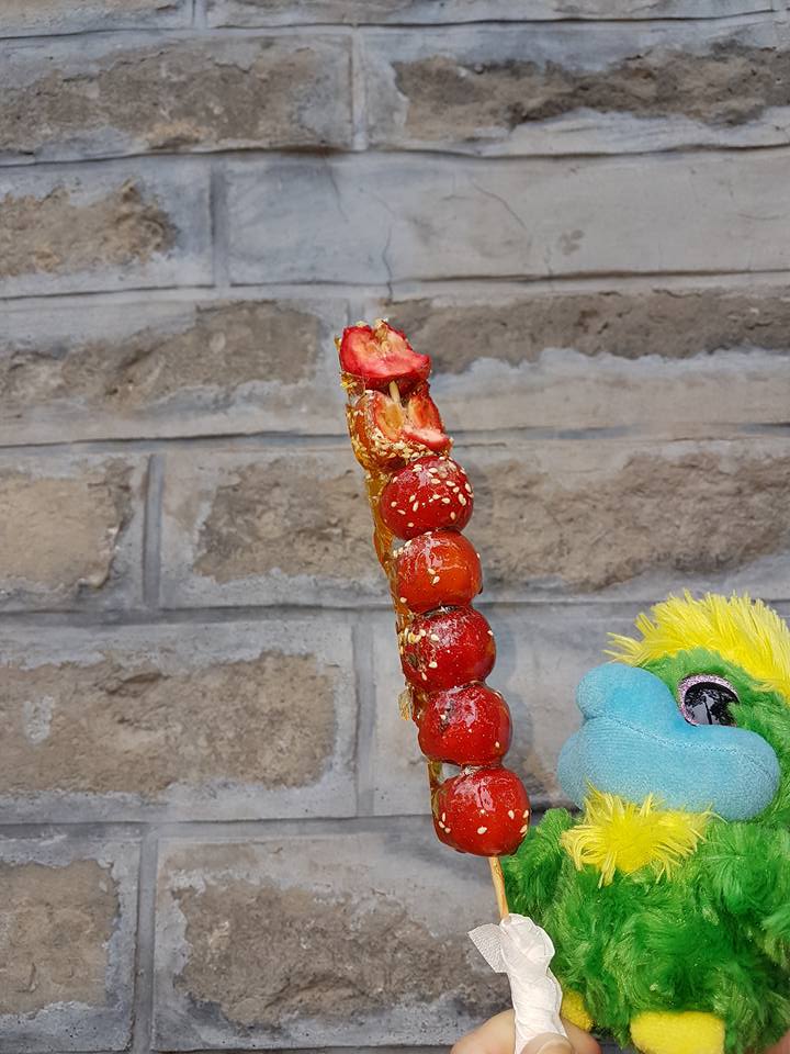 Yum again. Fruit on a stick rocks! Yum again. Fruit on a stick rocks!