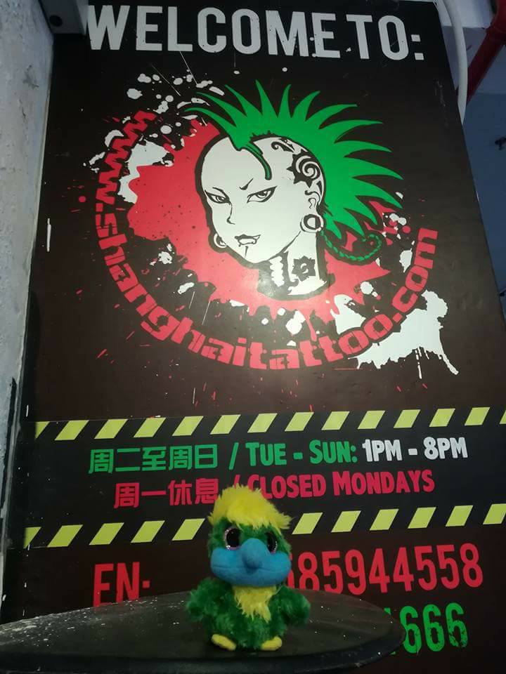 Eddie got himself a souvenir from Shanghai.. Eddie got himself a souvenir from Shanghai..