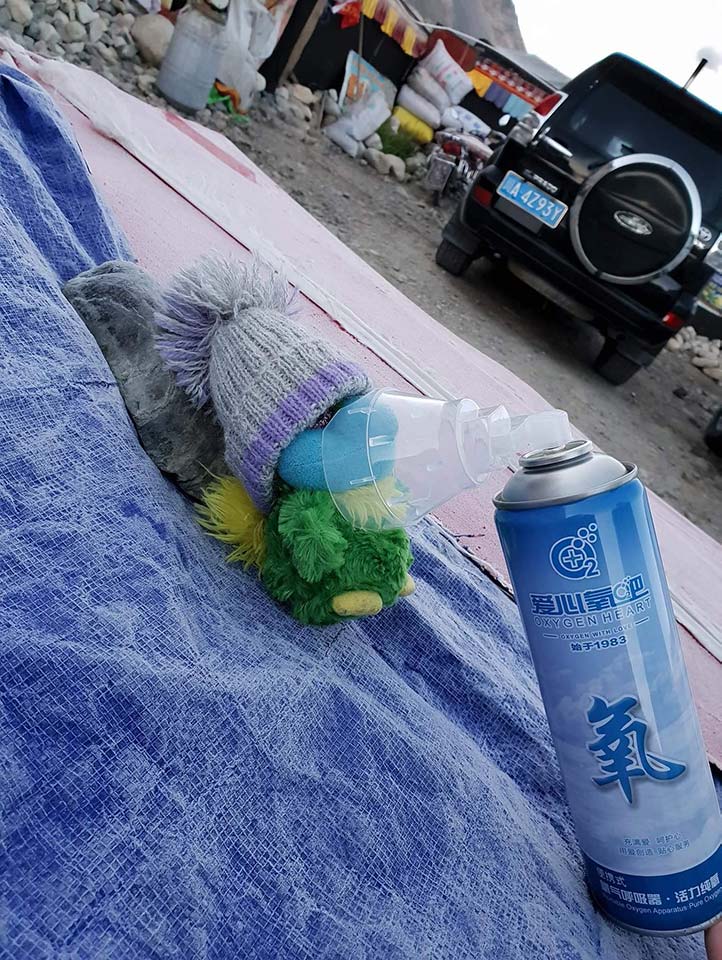 …after a failed “meteor attack” on 5200m. some extra oxygen is needed for small lungs (.. and bigger ones) …after a failed “meteor attack” on 5200m. some extra oxygen is needed for small lungs (.. and bigger ones)