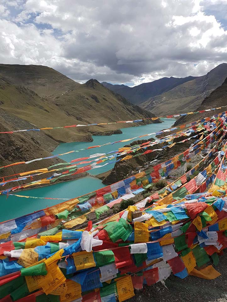 Tibetan prayer flags! Tibetan prayer flags!