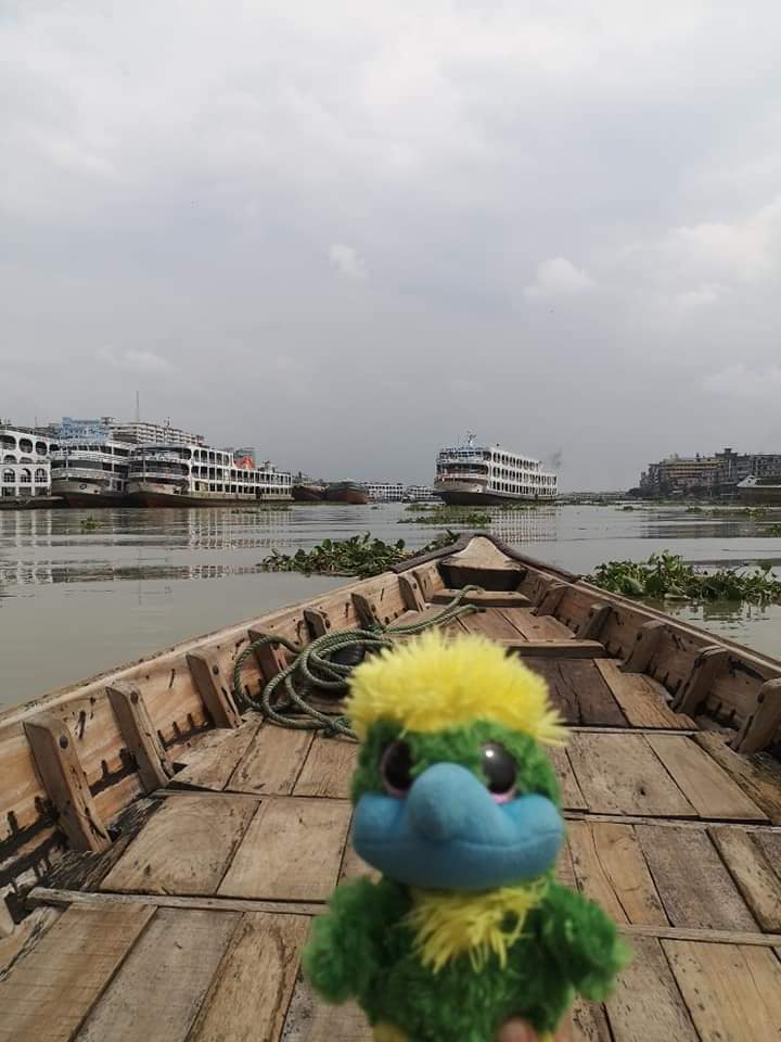 A peaceful boatride on Buriganga River… 🙏 A peaceful boatride on Buriganga River… 🙏