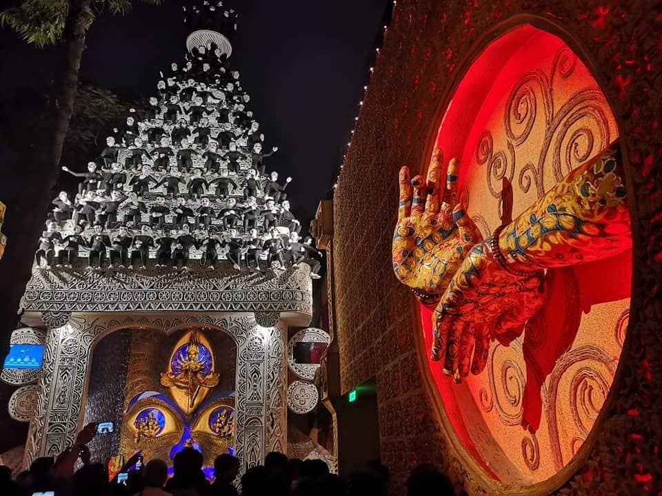One of the coolest pandals of Kolkata. One of the coolest pandals of Kolkata.