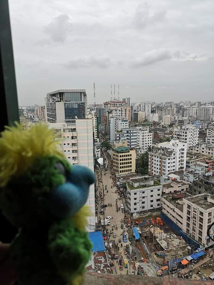 View from Eddie the Eagle’s nest in Dhaka 🇧🇩 Bangladesh is the 8th most populated country in the world with approx. 165 million people. 20 millions live in this city. View from Eddie the Eagle’s nest in Dhaka 🇧🇩 Bangladesh is the 8th most populated country in the world with approx. 165 million people. 20 millions live in this city.