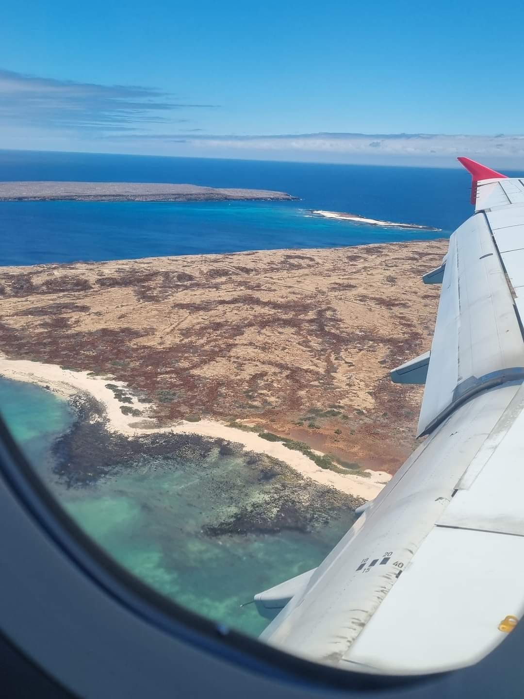 Wohoooooo 😁🙏 Landing at Seymour Galapagos Ecological Airport!! Quite an awesome feeling to touch down at the remote Galápagos Islands – a true natural paradise!! 🛬🌎🏜🌴☀️💙 And for the record….this airport is a carbon neutral airport powered by 100% renewable energy 👏💚 Wohoooooo 😁🙏 Landing at Seymour Galapagos Ecological Airport!! Quite an awesome feeling to touch down at the remote Galápagos Islands – a true natural paradise!! 🛬🌎🏜🌴☀️💙 And for the record….this airport is a carbon neutral airport powered by 100% renewable energy 👏💚