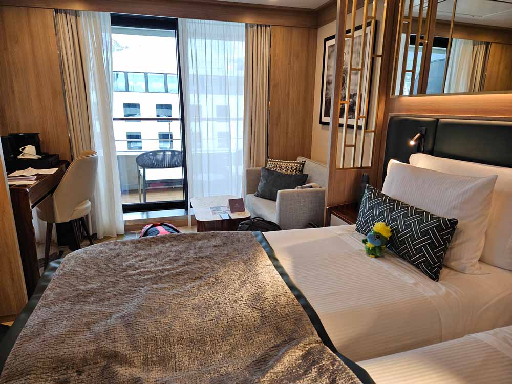 YAY! Eddie has arrived in his luxurious cabin at the World Voyager, ready to set sail toward Antarctica. Little did he know that "Buckle up and enjoy the ride" would be a common saying during the crossing of Drake Passage! YAY!
Eddie has arrived in his luxurious cabin at the World Voyager, ready to set sail toward Antarctica. Little did he know that "Buckle up and enjoy the ride" would be a common saying during the crossing of Drake Passage!