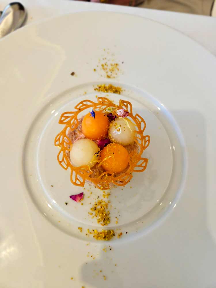 Fine dining onboard the World Voyager. Fine dining onboard the World Voyager.