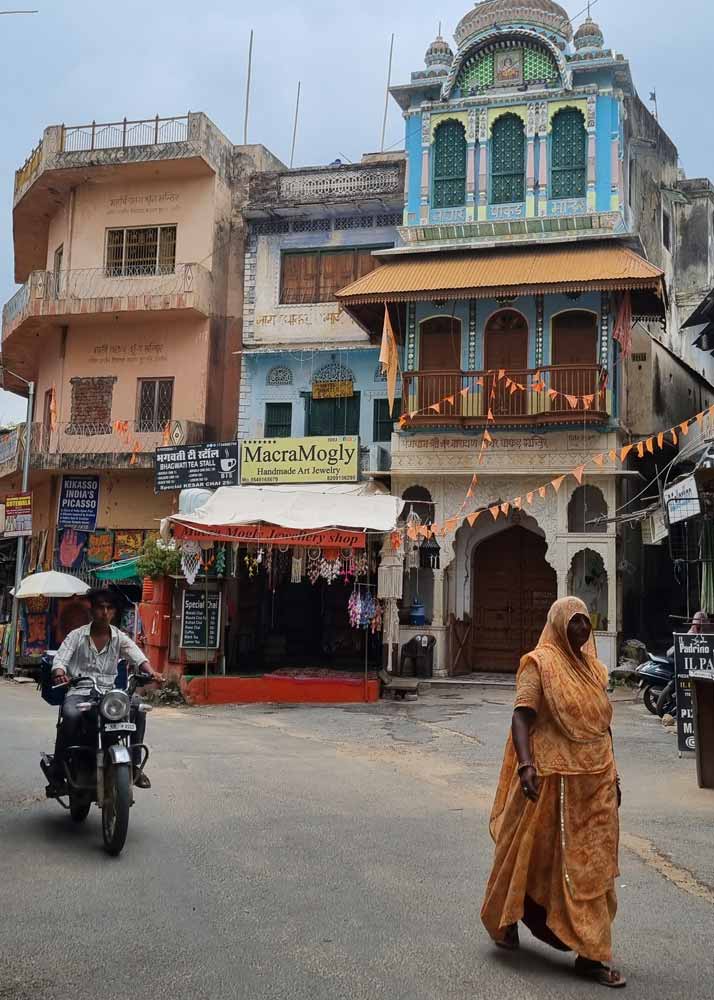 Street view of Pushkar. Street view of Pushkar.